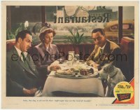 2y1322 SONG OF THE THIN MAN LC #3 1947 William Powell, Myrna Loy, Wynn & Asta in restaurant, rare!