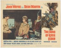 2y1323 SONS OF KATIE ELDER LC #8 1965 John Wayne watches brother Dean Martin talk to Martha Hyer!