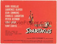 2y1055 SPARTACUS roadshow TC 1961 classic Stanley Kubrick & Kirk Douglas epic, cool artwork!