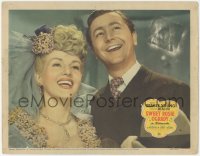 2y1333 SWEET ROSIE O'GRADY LC 1943 close up of bride Betty Grable smiling big with Robert Young!
