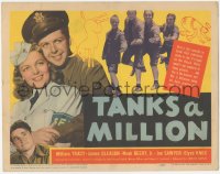 2y1060 TANKS A MILLION TC 1941 William Tracy, James Gleason, Noah Beery Jr., Elyse Knox, very rare!