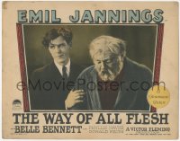 2y1356 WAY OF ALL FLESH LC 1927 Best Actor Oscar winner Emil Jannings, Donald Keith, ultra rare!