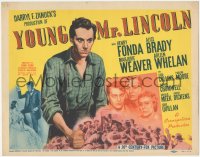 2y1071 YOUNG MR. LINCOLN TC 1939 Henry Fonda as President Abraham Lincoln, directed by John Ford!
