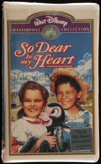 2y1681 SO DEAR TO MY HEART sealed VHS tape R1990s Walt Disney, Patten, Bobby Driscoll, Burl Ives