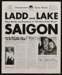 2y0218 SAIGON pressbook 1948 great images of Alan Ladd & sexy Veronica Lake, murder & treachery!