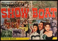 2y0224 SHOW BOAT pressbook 1951 Kathryn Grayson, Ava Gardner, Howard Keel, Joe E. Brown, very rare!