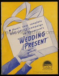 2y0246 WEDDING PRESENT pressbook 1936 Cary Grant, Joan Bennett, George Bancroft, ultra rare!