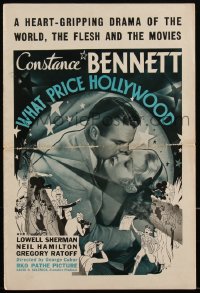 2y0248 WHAT PRICE HOLLYWOOD pressbook 1932 Constance Bennett, rise & fall of movie star, ultra rare!