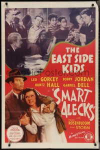 2y0873 SMART ALECKS 1sh 1942 Leo Gorcey & The East Side Kids with pretty Gale Storm, ultra rare!