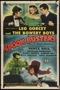 2y0877 SPOOK BUSTERS 1sh 1946 Bowery Boys, wacky Leo Gorcey on operating table, Huntz Hall