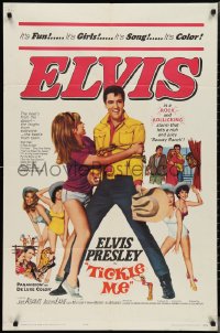 2y0903 TICKLE ME 1sh 1965 Elvis Presley is fun, way out wild & wooly, spooky & full of joy and jive!