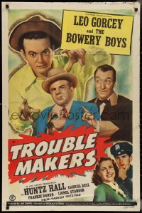 2y0913 TROUBLE MAKERS 1sh 1949 Leo Gorcey & Bowery Boys w/Huntz Hall & Gabriel Dell!