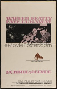 2y0066 BONNIE & CLYDE WC 1967 Arthur Penn, notorious crime duo Warren Beatty & Faye Dunaway!