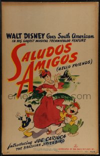 2y0088 SALUDOS AMIGOS WC 1944 Walt Disney goes South American with Donald Duck & Joe Carioca!
