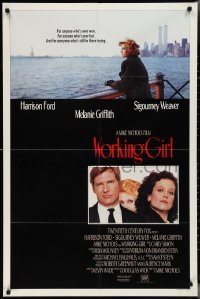 2y0938 WORKING GIRL int'l 1sh 1988 Harrison Ford, Melanie Griffith & Sigourney Weaver!