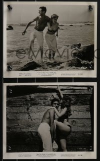 2y2094 CREATURE FROM THE HAUNTED SEA 3 8x10 stills 1961 Roger Corman, Jones-Moreland, beach scenes!