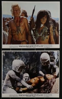 2y1988 CREATURES THE WORLD FORGOT 11 color 8x10 stills 1971 Hammer, sexy Julie Ege & cavemen!