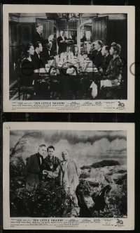 2y1747 AND THEN THERE WERE NONE 4 English FOH LCs 1945 Walter Huston, Agatha Christie, Duprez!