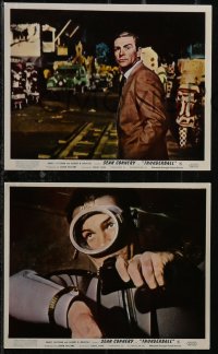 2y1746 THUNDERBALL 3 color English FOH LCs 1965 all great scenes of Sean Connery as James Bond 007!