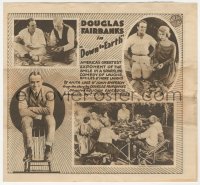 2y1647 DOWN TO EARTH herald 1917 Douglas Fairbanks Sr., a laugh tonic bubbling over, ultra rare!