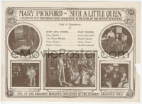2y1670 SUCH A LITTLE QUEEN herald 1914 Marry Pickford as Queen Victoria, very rare!