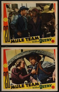 2y1587 20 MULE TEAM 3 LCs 1940 Wallace Beery, young Anne Baxter, Leo Carrillo!