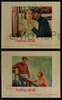 2y1380 BABY DOLL 8 LCs 1957 sexy troubled teen Carroll Baker w/ Karl Malden, Eli Wallach, Elia Kazan!