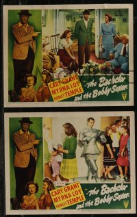 2y1536 BACHELOR & THE BOBBY-SOXER 6 LCs 1947 Cary Grant court ordered to date Temple by Myrna Loy!
