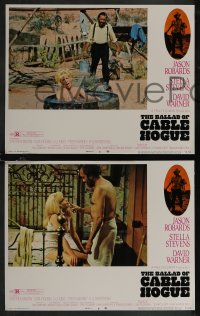 2y1382 BALLAD OF CABLE HOGUE 8 LCs 1970 Sam Peckinpah, Jason Robards & sexy Stella Stevens!