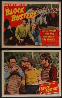 2y1385 BLOCK BUSTERS 8 LCs 1944 The East Side Kids, Leo Gorcey, Huntz Hall, sexy Roberta Smith!