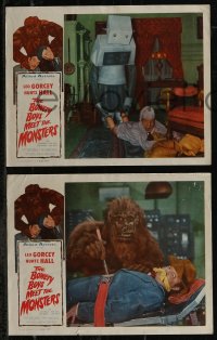 2y1392 BOWERY BOYS MEET THE MONSTERS 8 LCs 1954 Leo Gorcey, Huntz Hall & gang, wacky gorilla!