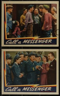 2y1539 CALL A MESSENGER 6 LCs 1939 Billy Halop, Huntz Hall, Armstrong, El Brendel!