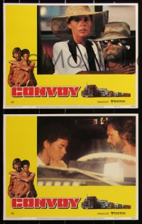 2y1396 CONVOY 8 LCs 1978 trucker Kris Kristofferson & sexy Ali McGraw, Sam Peckinpah!