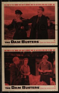 2y1400 DAM BUSTERS 8 LCs 1955 Michael Redgrave & Richard Todd in WWII action!