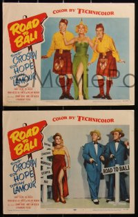 2y1470 ROAD TO BALI 8 LCs 1952 Bing Crosby, Bob Hope, Dorothy Lamour and sexy harem girls!