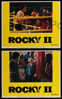 2y1472 ROCKY II 8 LCs 1979 Sylvester Stallone, Talia Shire, Burgess Meredith, boxing sequel!