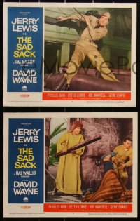 2y1473 SAD SACK 8 LCs 1958 wacky images of Jerry Lewis in the Foreign Legion!