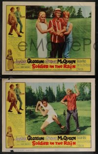 2y1531 SOLDIER IN THE RAIN 7 LCs 1964 great images of misfit soldiers Steve McQueen & Jackie Gleason!