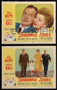 2y1480 SORROWFUL JONES 8 LCs 1949 Bob Hope, Lucille Ball, Demarest, funnier than the Paleface!