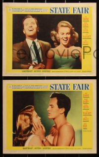 2y1483 STATE FAIR 8 LCs 1962 Pat Boone, Ann-Margret, Pamela Tiffin, Rodgers & Hammerstein musical!