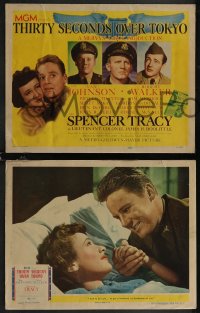 2y1489 THIRTY SECONDS OVER TOKYO 8 LCs 1944 images of pilot Spencer Tracy, Robert Walker & Thaxter!