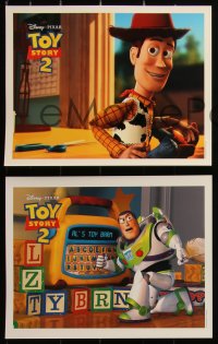 2y1533 TOY STORY 2 11 LCs 1999 Woody & Buzz Lightyear, Disney and Pixar animated sequel!