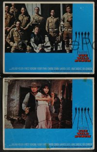 2y1535 WILD BUNCH 7 LCs 1969 Sam Peckinpah cowboy classic, William Holden & Ernest Borgnine!