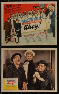 2y1503 YANKS AHOY 8 LCs 1943 Hal Roach, William Tracy in a storm of laughs on the high seas!