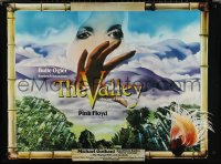 2z0758 VALLEY OBSCURED BY CLOUDS 30x40 1977 Barbet Schroeder's La Vallee, music by Pink Floyd!