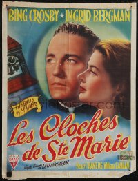 2z0383 BELLS OF ST. MARY'S Belgian 1947 pretty Ingrid Bergman & Bing Crosby, different!
