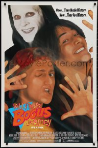 2z0875 BILL & TED'S BOGUS JOURNEY 1sh 1991 Keanu Reeves & Alex Winter, Grim Reaper, they're history!