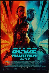 2z0880 BLADE RUNNER 2049 advance DS 1sh 2017 great montage image with Harrison Ford & Ryan Gosling!
