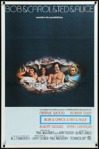 2z0886 BOB & CAROL & TED & ALICE int'l 1sh 1969 directed by Paul Mazursky, Natalie Wood, Dyan Cannon!