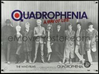 2z0355 QUADROPHENIA British quad 1979 The Who & Sting, English rock & roll, Phil Daniels!